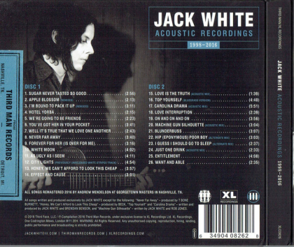 Jack White &ndash; Acoustic Recordings 1998-2016 - фото 2