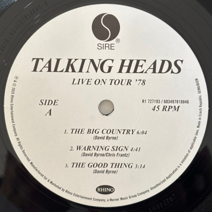 Talking Heads – Live On Tour '78 - фото 3 Talking Heads – Live On Tour '78 - фото 3
