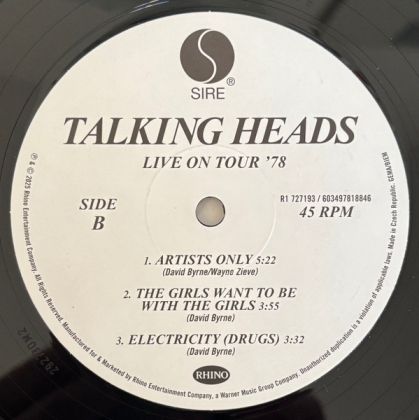 Talking Heads – Live On Tour '78 - фото 4 Talking Heads – Live On Tour '78 - фото 4