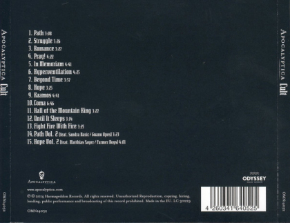Apocalyptica – Cult - фото 2 Apocalyptica – Cult - фото 2
