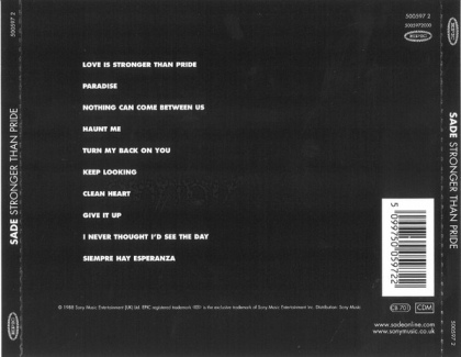 Sade &ndash; Stronger Than Pride - фото 2