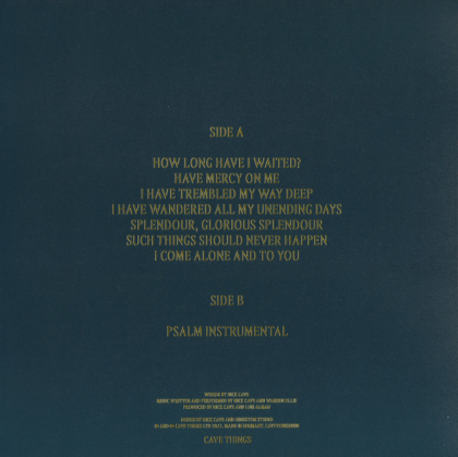 Nick Cave &ndash; Seven Psalms - фото 2
