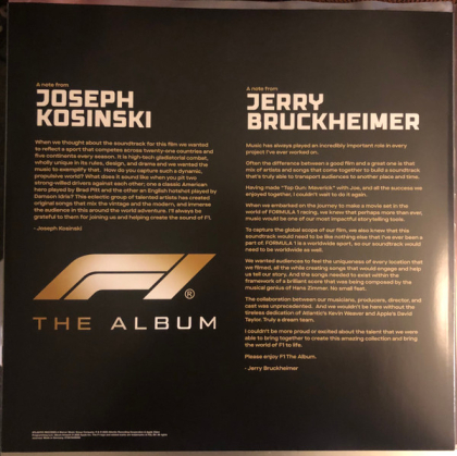 Various &ndash; F1 The Album - Music From F1 The Movie - фото 6