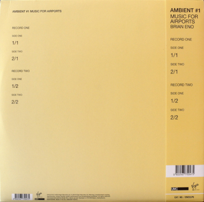 Brian Eno – Ambient 1 - Music For Airports - фото 2 Brian Eno – Ambient 1 - Music For Airports - фото 2