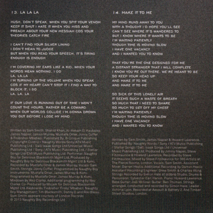 Sam Smith – In The Lonely Hour - фото 11 Sam Smith – In The Lonely Hour - фото 11