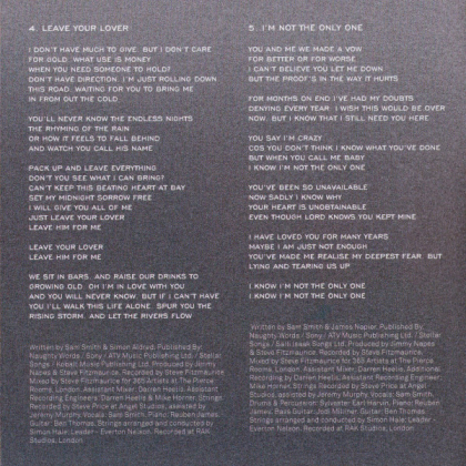 Sam Smith – In The Lonely Hour - фото 6 Sam Smith – In The Lonely Hour - фото 6