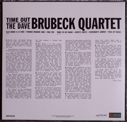 The Dave Brubeck Quartet – Time Out - фото 2 The Dave Brubeck Quartet – Time Out - фото 2