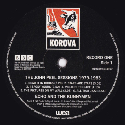 Echo & The Bunnymen – The John Peel Sessions 1979-1983 - фото 5 Echo & The Bunnymen – The John Peel Sessions 1979-1983 - фото 5