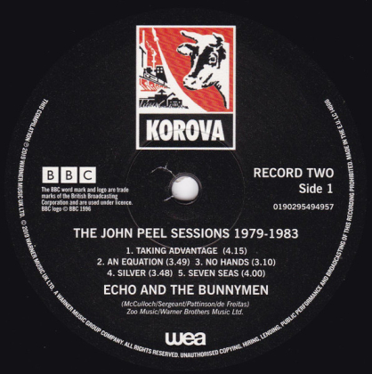 Echo & The Bunnymen – The John Peel Sessions 1979-1983 - фото 7 Echo & The Bunnymen – The John Peel Sessions 1979-1983 - фото 7