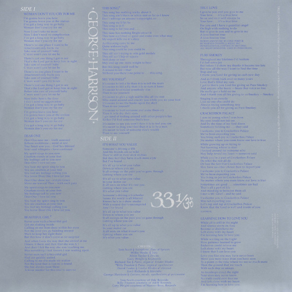 George Harrison – Thirty Three & 1/3 - фото 6 George Harrison – Thirty Three & 1/3 - фото 6