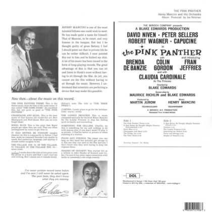 Henry Mancini – The Pink Panther - Music From The Film Score - фото 2 Henry Mancini – The Pink Panther - Music From The Film Score - фото 2