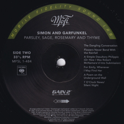 Simon & Garfunkel – Parsley, Sage, Rosemary And Thyme - фото 4 Simon & Garfunkel – Parsley, Sage, Rosemary And Thyme - фото 4