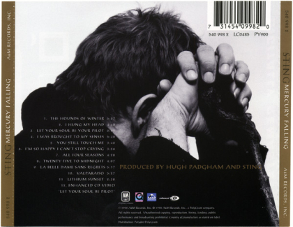 Sting – Mercury Falling - фото 2 Sting – Mercury Falling - фото 2
