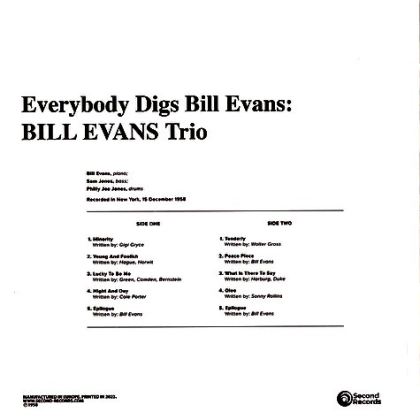 The Bill Evans Trio – Everybody Digs Bill Evans - фото 2 The Bill Evans Trio – Everybody Digs Bill Evans - фото 2