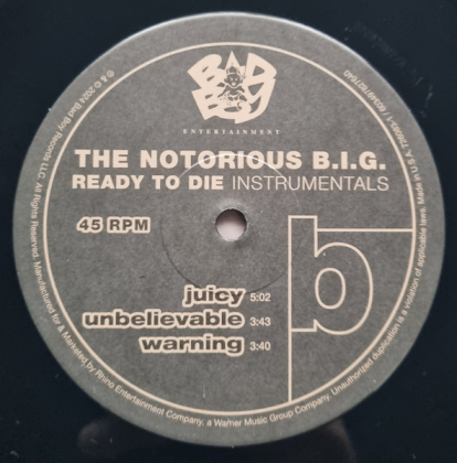 The Notorious B.I.G. &ndash; Ready To Die Instrumentals - фото 4