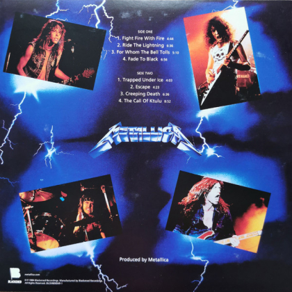 Metallica – Ride The Lightning - фото 7 Metallica – Ride The Lightning - фото 7