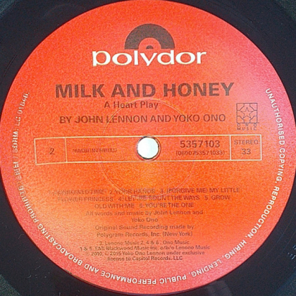 John Lennon &amp; Yoko Ono &ndash; Milk And Honey - фото 7