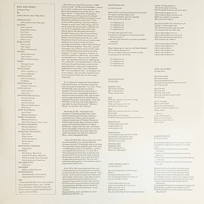 John Lennon &amp; Yoko Ono &ndash; Milk And Honey - фото 4