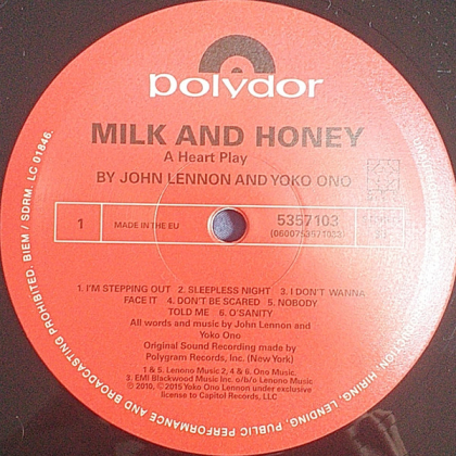 John Lennon &amp; Yoko Ono &ndash; Milk And Honey - фото 6