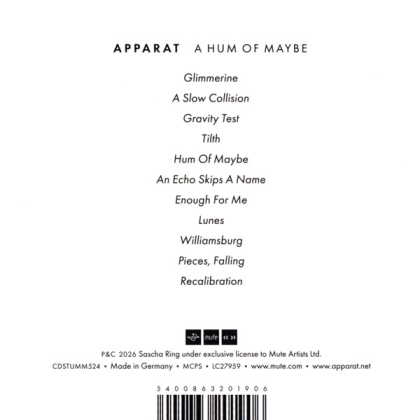 Apparat – A Hum Of Maybe - фото 2 Apparat – A Hum Of Maybe - фото 2