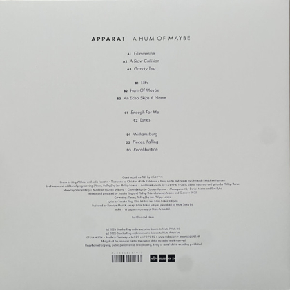 Apparat – A Hum Of Maybe - фото 2 Apparat – A Hum Of Maybe - фото 2