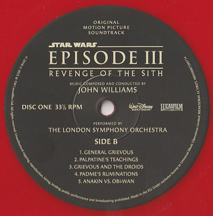 John Williams – Star Wars Episode III: Revenge Of The Sith - Original Motion Picture Soundtrack - фото 5 John Williams – Star Wars Episode III: Revenge Of The Sith - Original Motion Picture Soundtrack - фото 5