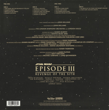 John Williams – Star Wars Episode III: Revenge Of The Sith - Original Motion Picture Soundtrack - фото 2 John Williams – Star Wars Episode III: Revenge Of The Sith - Original Motion Picture Soundtrack - фото 2