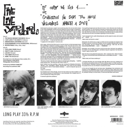 Yardbirds &ndash; Five Live Yardbirds - фото 2
