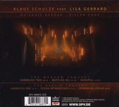 Klaus Schulze Feat. Lisa Gerrard &ndash; Dziękuję Bardzo - Vielen Dank - фото 2