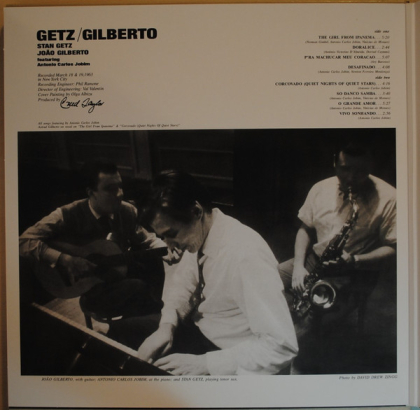 Stan Getz, Jo&atilde;o Gilberto Featuring Antonio Carlos Jobim &ndash; Getz / Gilberto - фото 3