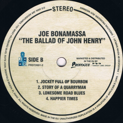 Joe Bonamassa – The Ballad Of John Henry - фото 5 Joe Bonamassa – The Ballad Of John Henry - фото 5