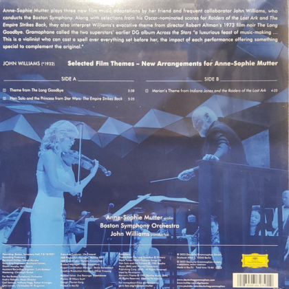 John Williams, Anne-Sophie Mutter, Boston Symphony Orchestra – Williams: Selected Film Themes - фото 2 John Williams, Anne-Sophie Mutter, Boston Symphony Orchestra – Williams: Selected Film Themes - фото 2