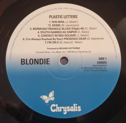 Blondie – Plastic Letters - фото 3 Blondie – Plastic Letters - фото 3
