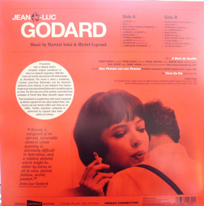 Jean-Luc Godard – Soundtrack Music From: A Bout De Souffle / Une Femme Est Une Femme / Vivre Sa Vie - фото 2 Jean-Luc Godard – Soundtrack Music From: A Bout De Souffle / Une Femme Est Une Femme / Vivre Sa Vie - фото 2