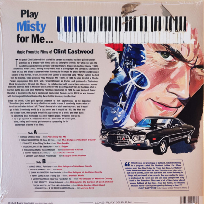 Various – Play Misty For Me... Music From The Films Of Clint Eastwood - фото 2 Various – Play Misty For Me... Music From The Films Of Clint Eastwood - фото 2